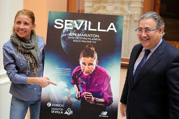 Presentación del cartel de la maratón de Sevilla