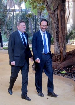 Ximo Puig y Antonio Hernando