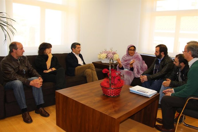 Reunión con la delegada del Frente Polisario en Cantabria