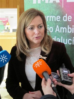 La consejera andaluza de Medio Ambiente, María Jesús Serrano