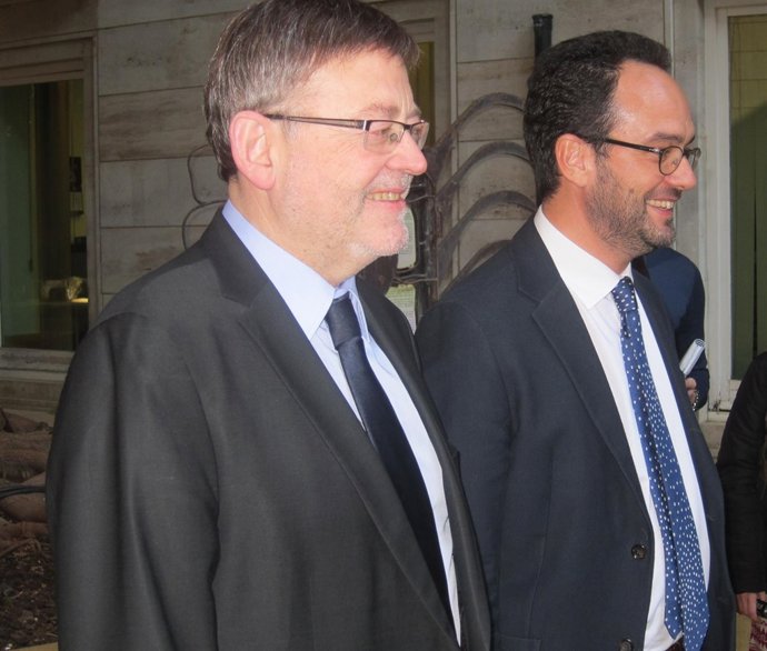 Ximo Puig y Antonio Hernando