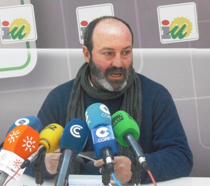 Pedro Jiménez durante rueda de prensa