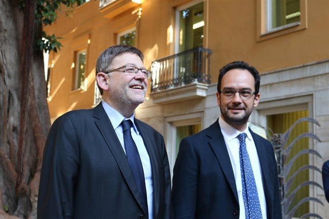 Ximo Puig y Antonio Hernando