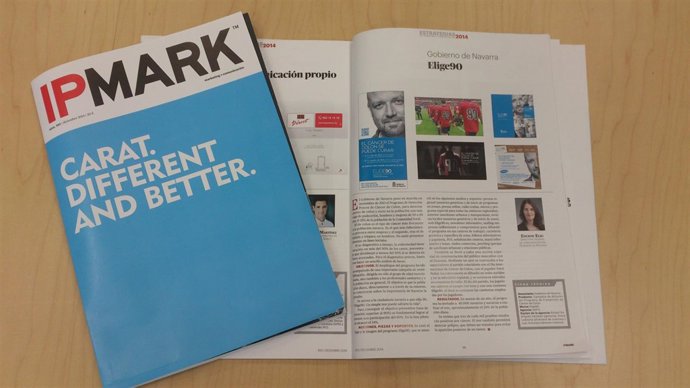 Revista IPMARK, con el apartado dedicada a la campaña Elige 90.