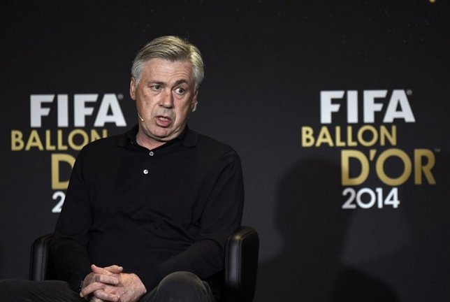 Carlo Ancelotti en el FIFA Balón de Oro 2014