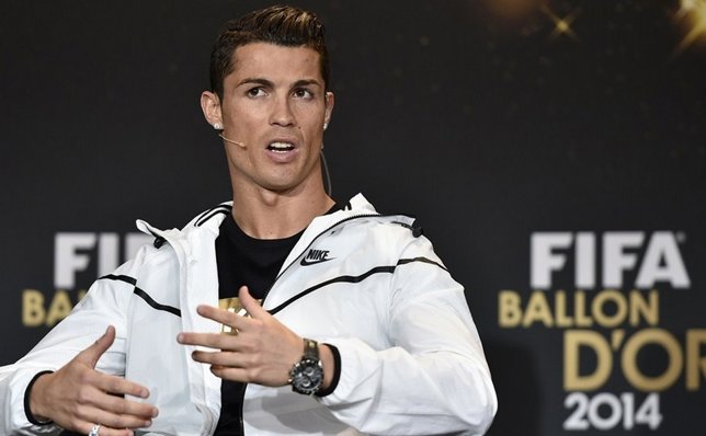 Cristiano Ronaldo en el FIFA Balón de Oro 2014