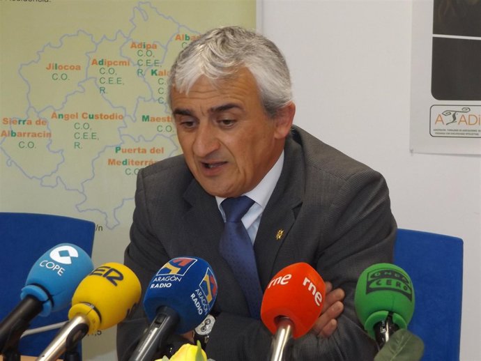 El presidente de CEOE Teruel, Carlos Mor