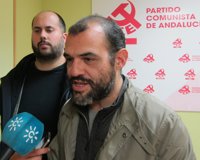 Mariscal (PCA) cuestiona tras las palabras de Susana Díaz que "personas ajenas tengan que decirle a IU cómo funcionar"