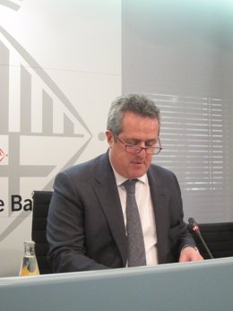 El teniente de alcalde de Barcelona Joaquim Forn en rueda de prensa