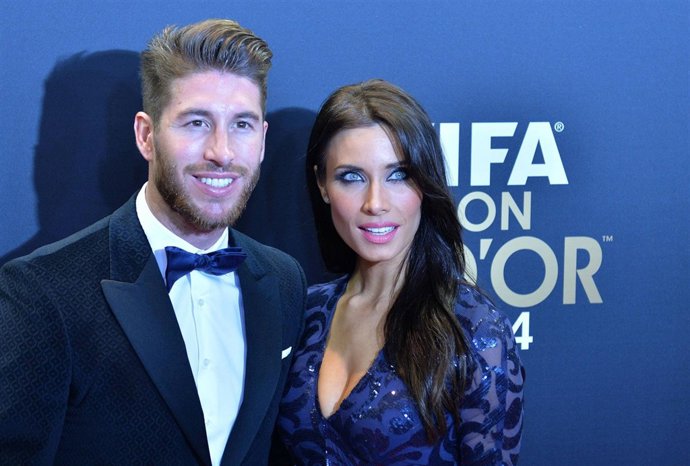 Pilar Rubio y Sergio Ramos, pareja estrella del Balón de Oro