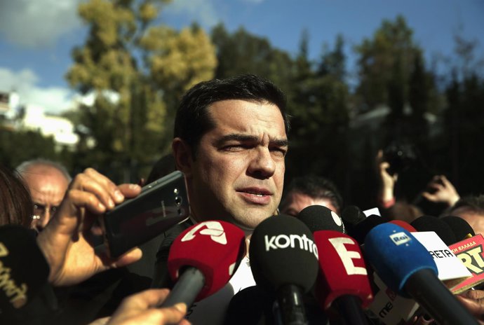 Alexis Tsipras, líder de la Coalición de la Izquierda Radical (SYRIZA)