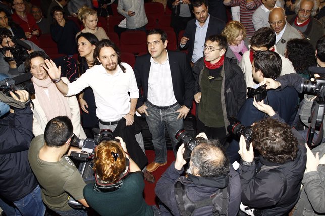 Pablo Iglesias y Alexis Tsipras