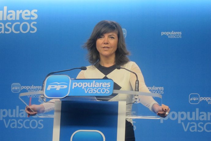 La secretaria general del PP vasco, Nerea Llanos