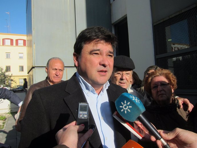 El candidato del PSOE a la Alcaldía de Huelva, Gabriel Cruz. 