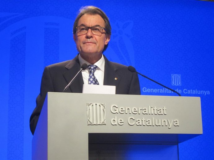 El presidente de la Generalitat, Artur Mas