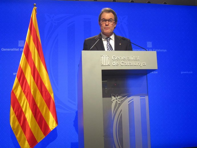El presidente de la Generalitat, Artur Mas