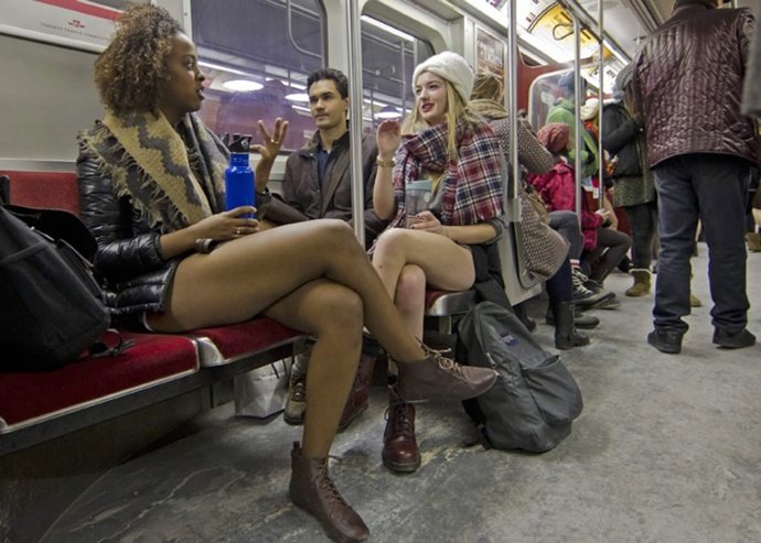 ¡Sin Pantalones En El Metro! ¿Aún No Conoces El No Pants Subway Ride? 