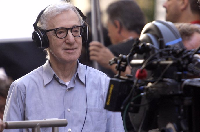 Woody Allen  En El Rodaje De The Bop Decameron