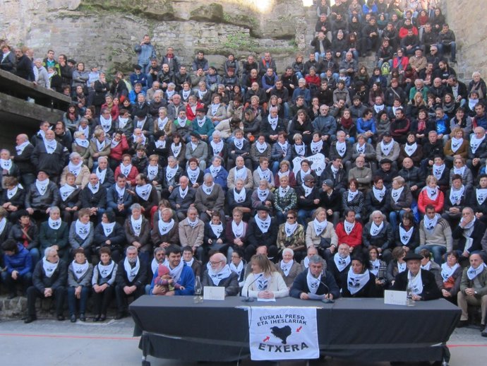 Rueda de prensa de Etxerat.