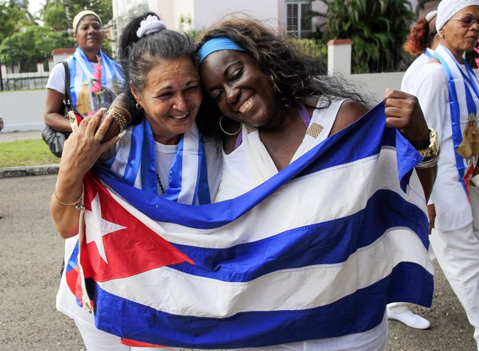 Haydee Gallardo y Sonia Garro, Damas de Blanco liberadas por Cuba
