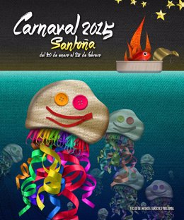 Medusas en wasa, cartel del Carnaval 2015
