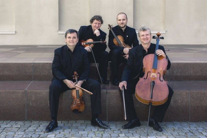 Imagen promocional del cuarteto checo Wihan