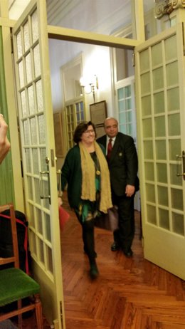 Catelina Cirer en la Comisión de Son Espases