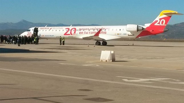 Primer vuelo comercial del aeropuerto de Castellón
