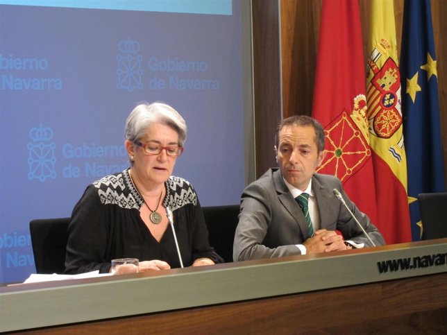 Lourdes Goicoechea y Juan Luis Sánchez de Muniáin.