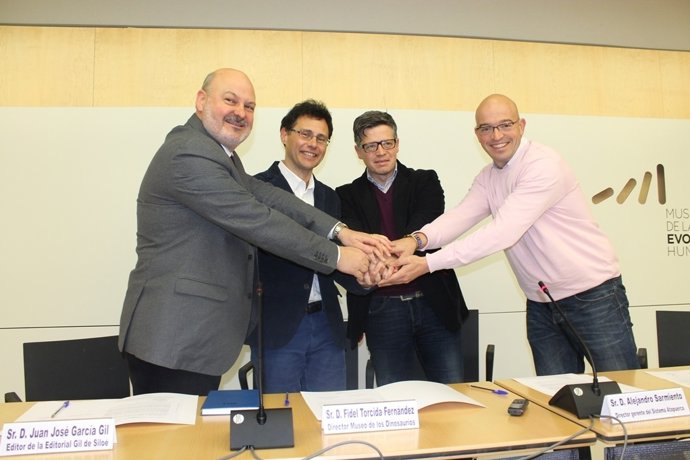 De izquierda a derecha, García Gil, Torcida, Sarmiento y Del Barco