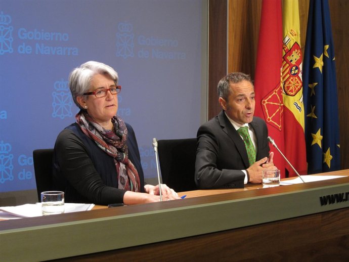 Lourdes Goicoechea y Juan Luis Sánchez de Muniáin