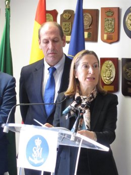 Ana Pastor en la presentación del balance anual de Salvamento Marítimo