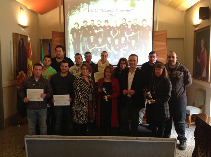 Acto de clausura de casa de oficios en Cazorla (Jaén)