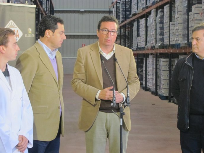 El presidente provincial del PP de Huelva, Juanma Moreno. 