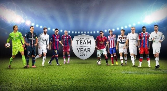 Equipo ideal de 2014 para uefa,com