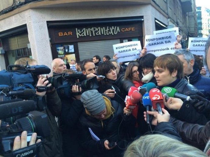 Declaraciones de Ainhoa Etxaide en el registro de LAB