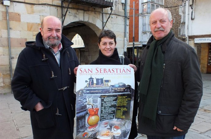 Cartel del concurso de ollas ferroviarias por San Sebastián