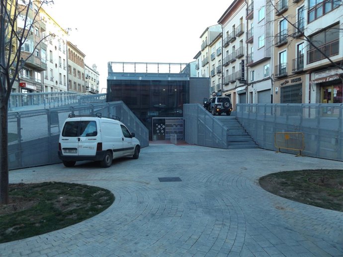 Edificio de la plaza de Domingo Gascón de Teruel