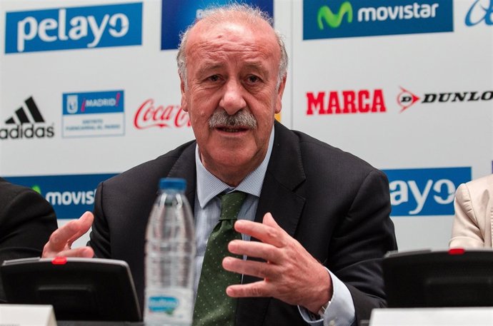 Vicente del Bosque en la presentación de su campus 2014