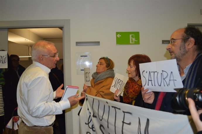 Protesta de la Marea Blanca en Lleida