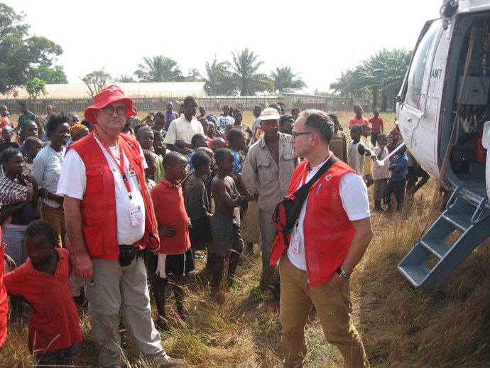 Voluntario valenciano en centro contra el ábola en Sierra Leona