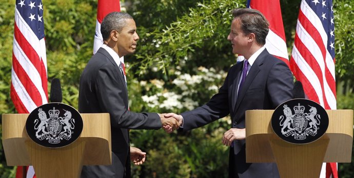 Obama Y Cameron En Londres