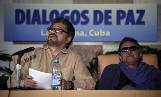 El equipo negociador de las FARC en el diálogo de paz