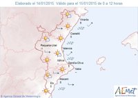 El sol y las temperaturas primaverales se despiden este jueves de la Comunitat