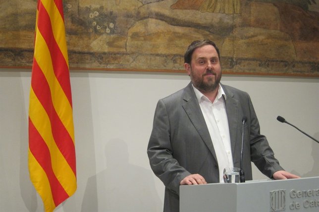 El presidente de ERC, Oriol Junqueras