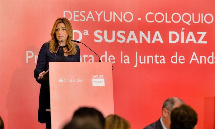 Susana Díaz, presidenta de la Junta de Andalucía 