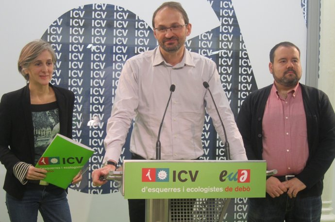 Dolors Camats, Joan Herrera (ICV) Joan Mena (EUiA)