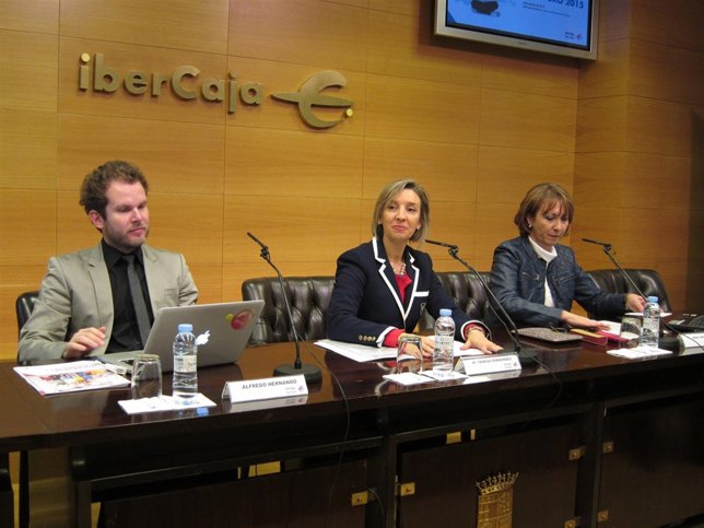 Hernando, Fernández y Farré en la presentación del ciclo este jueves