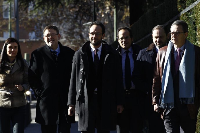 Antonio Hernando y Ximo Puig 