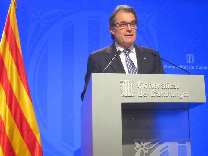El presidente de la Generalitat, Artur Mas